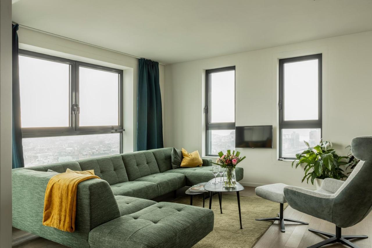 Uniek Appartement - Mooiste En Hoogste Uitzicht Op Antwerpen! - Incl Gratis Parking Esterno foto